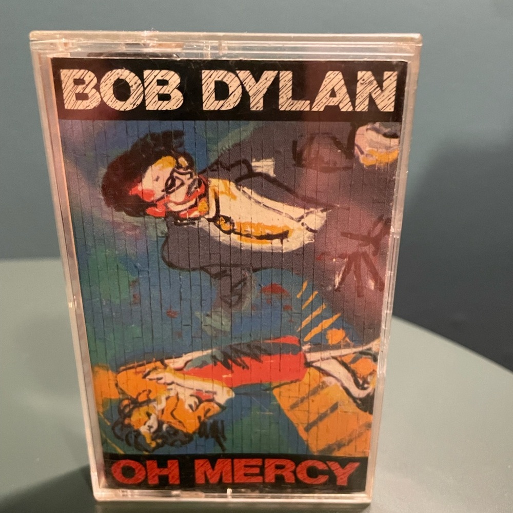🔥 Vintage Bob Dylan Oh Mercy 1989 CBS Cassette Tape 🔥